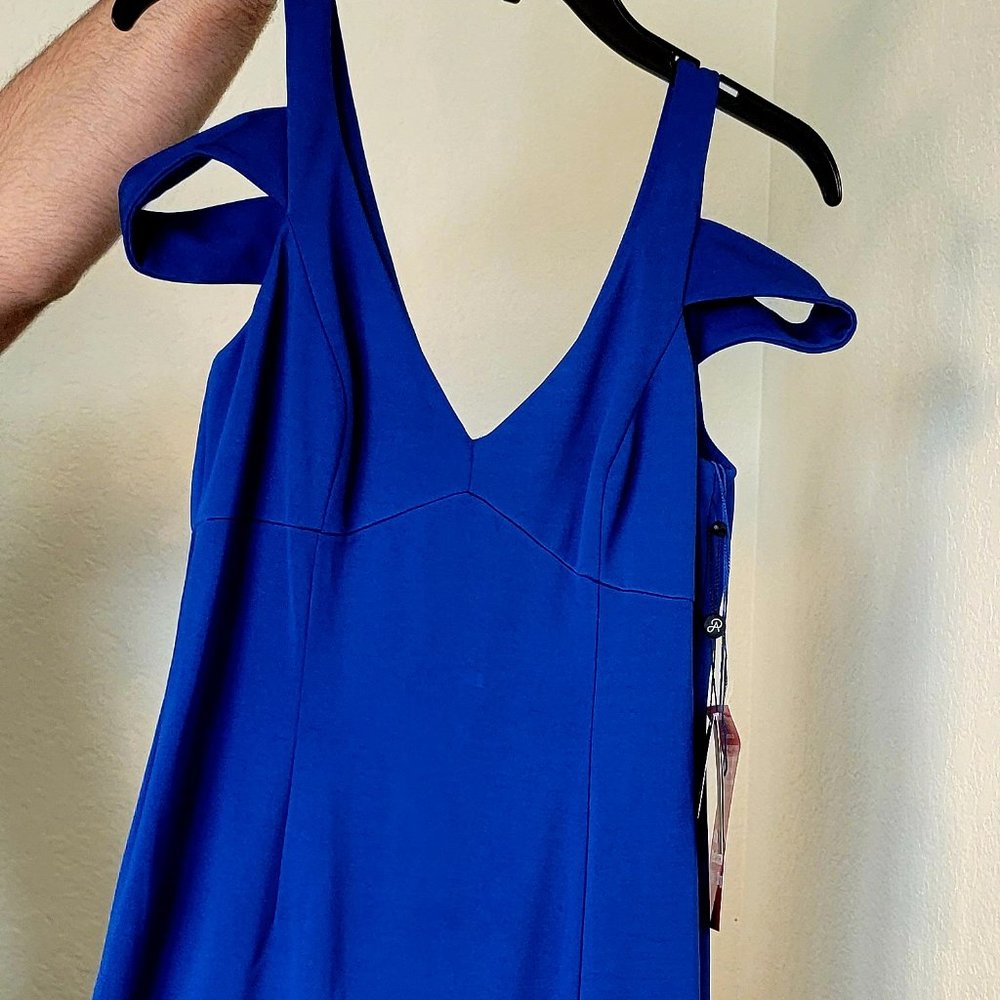 Royal blue formal maxi dress